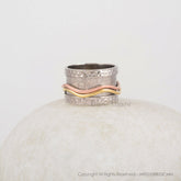Silver Spinner Ring, - Handcrafted Boho Ring - Pure Silver - Dainty Jewelry - Jewelry For The Bridesmaids - Gift For Young Sister